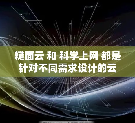 糙面云 和 科学上网 都是针对不同需求设计的云服务平台，以下是它们的主要特点和区别
