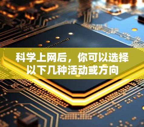 <strong>科学上网</strong>后，你可以选择以下几种活动或方向