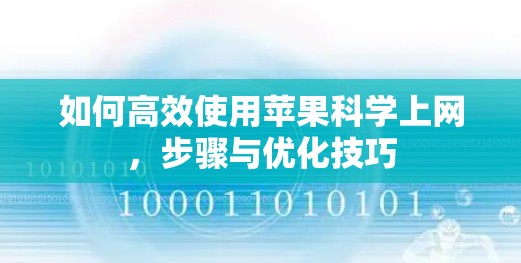 如何高效使用苹果<strong>科学上网</strong>,步骤与优化技巧