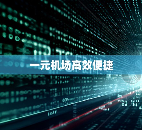 一元机场高效便捷