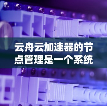 云舟云加速器的节点管理是一个系统性的过程,涉及多个模块和设置,需要仔细操作以确保加速功能正常。以下是一个详细且逐步的节点管理指南