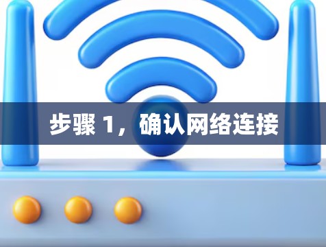 步骤 1，确认网络连接
