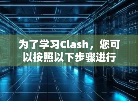 为了学习Clash，您可以按照以下步骤进行