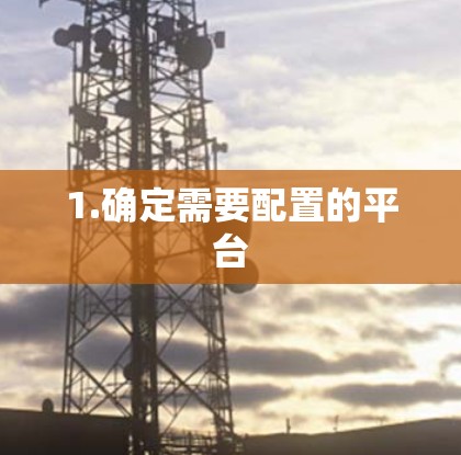 1.确定需要配置的平台 1.确定需要配置的平台