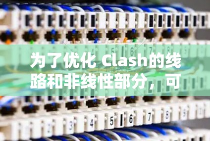 为了优化 Clash的线路和非线性部分，可以从以下几个方面进行优化